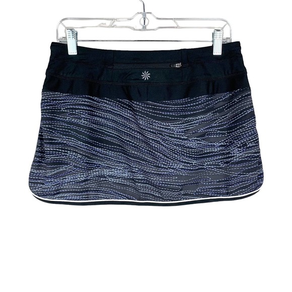 Athleta Ramp It Up Skort Black Grey Running Active Women’s 6 - Picture 6 of 12